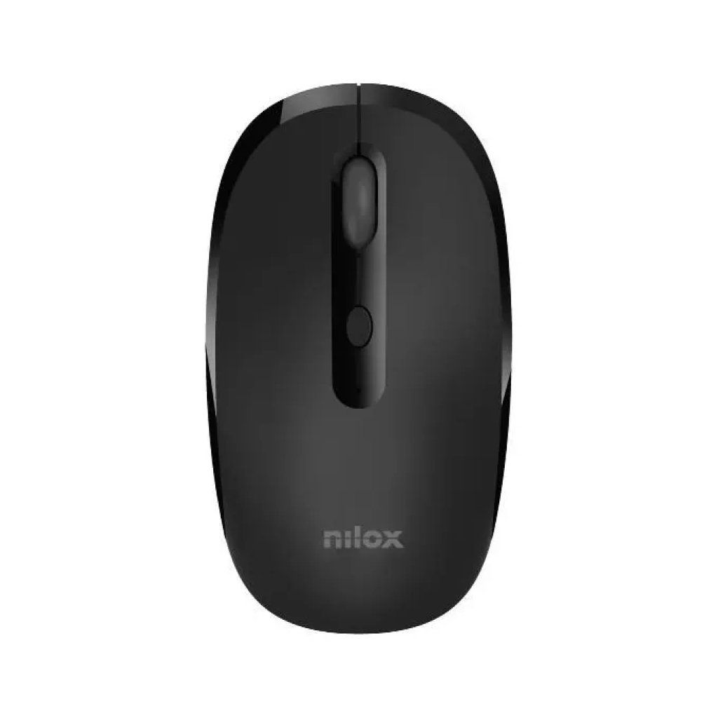 NILOX Mouse verticale wireless Nilox NXMOEVR01B ricaricabile, nero