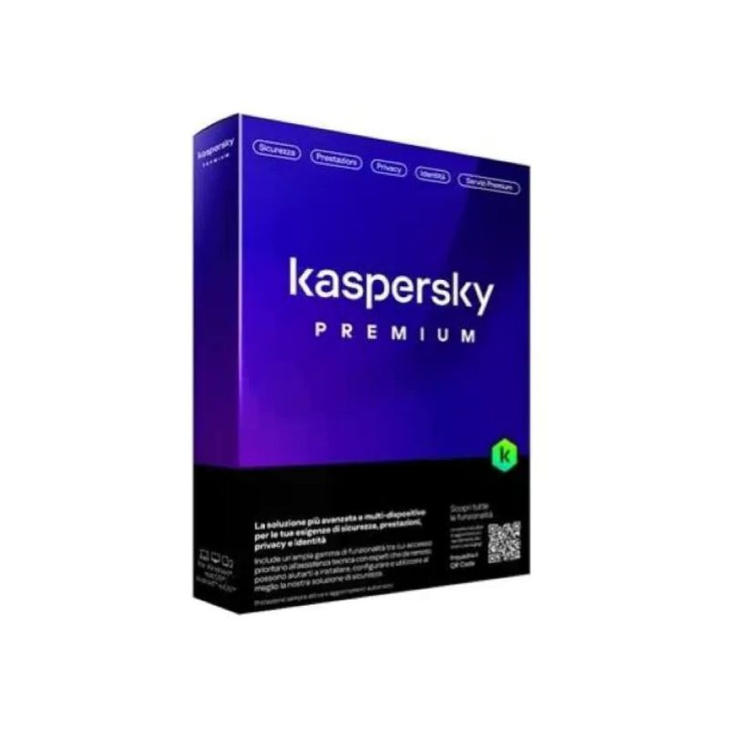 Kaspersky Premium Antivirus per 5 dispositivi, con VPN e protezione dell’identità