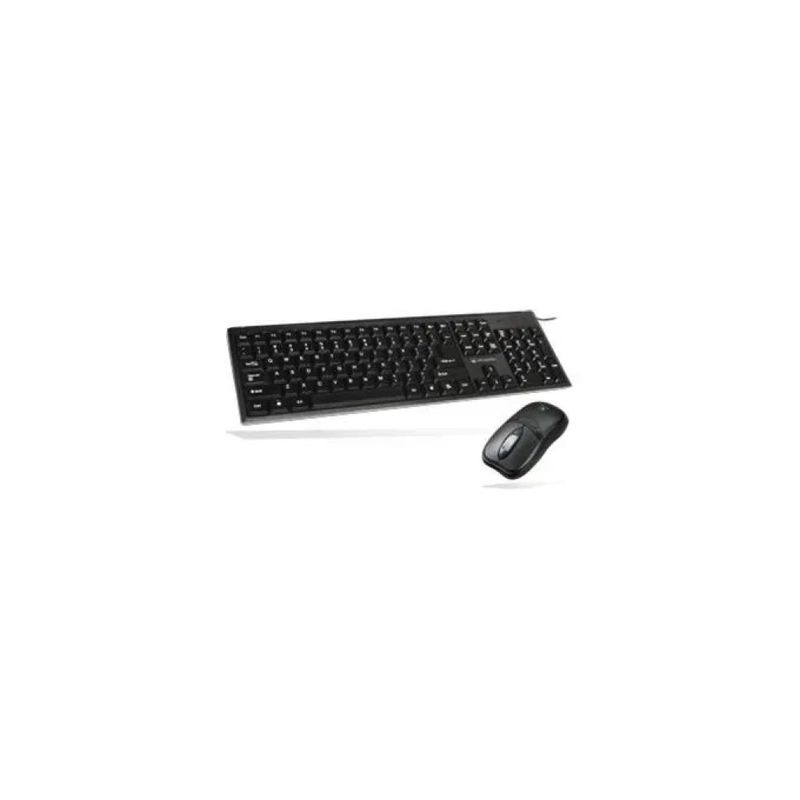 Atlantis P013-WK608M-U Kit Tastiera e Mouse USB QWERTY Italiano, Nero Atlantis P013-WK608M-U Kit Tastiera e Mouse USB QWERTY Italiano, Nero