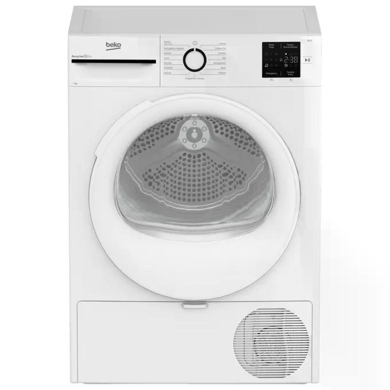 Beko BMT93EW NX Asciugatrice Pompa di Calore 9 Kg Classe D 15 Programmi 64 dB (84.6x59.8x60.7 cm