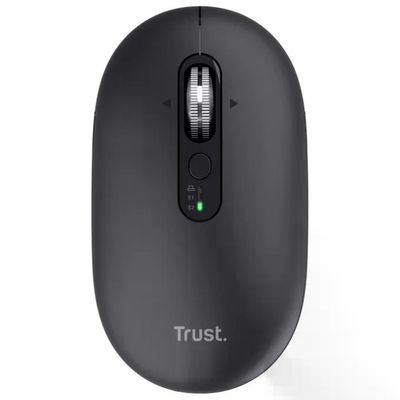 Trust Seron Slim Multi Mouse Wireless Nero, Bluetooth e RF, 3200 DPI