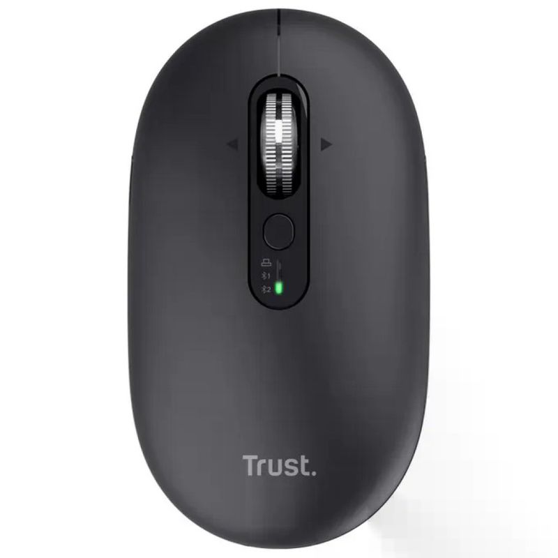 Trust Seron Slim Multi Mouse Wireless Nero, Bluetooth e RF, 3200 DPI