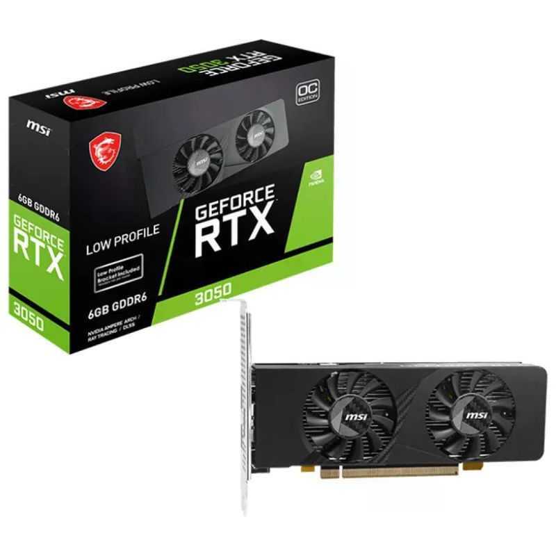 MSI 912-V812-213 GeForce RTX 3050 LP E 6G OC Scheda Video Nvidia 6 GB GDDR6 MSI 912-V812-213 GeForce RTX 3050 LP E 6G OC Scheda Video Nvidia 6 GB GDDR6