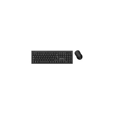 Atlantis Land Basic 300W Kit Tastiera e Mouse Wireless, QWERTY Italiano, Nero Atlantis Land Basic 300W Kit Tastiera e Mouse Wireless, QWERTY Italiano, Nero