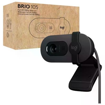 Logitech Brio 105 Webcam Full HD 1080p da 2 MP
