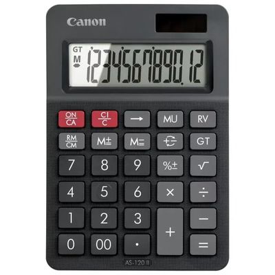 Canon AS-120II Calcolatrice da Tavolo Blu, 12 Cifre