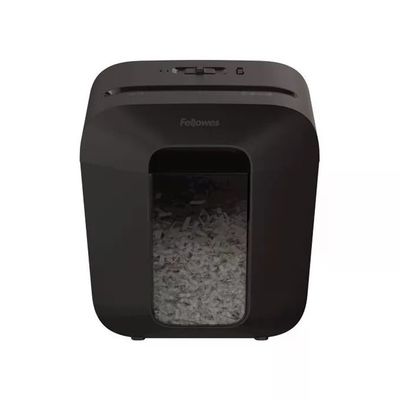 Fellowes Powershred LX25 distruggidocumenti a frammenti P-4, 6 fogli, cestino 11,5 L, nero