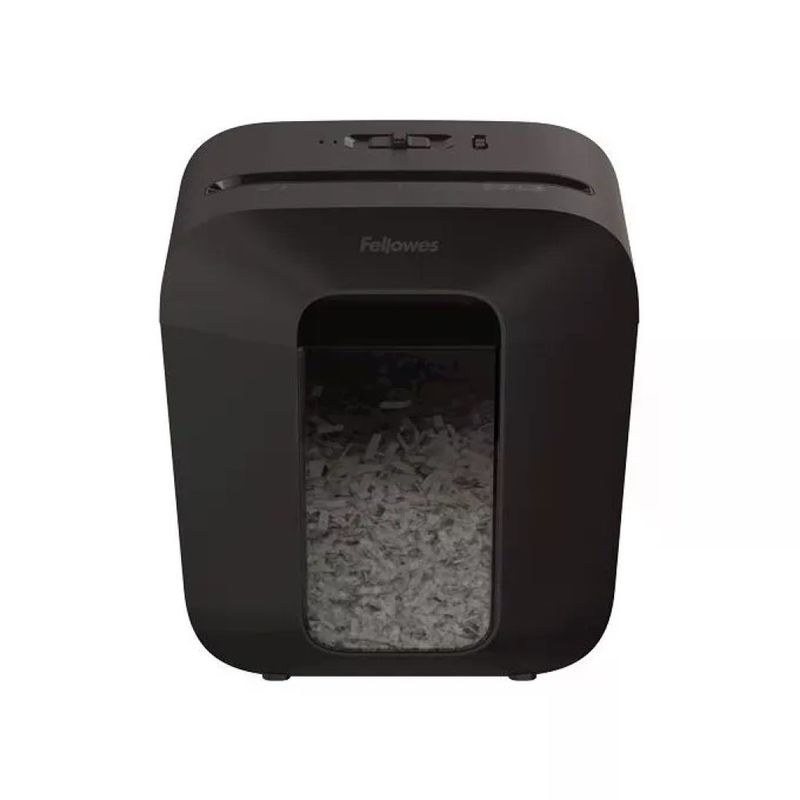 Fellowes Powershred LX25 distruggidocumenti a frammenti P-4, 6 fogli, cestino 11,5 L, nero