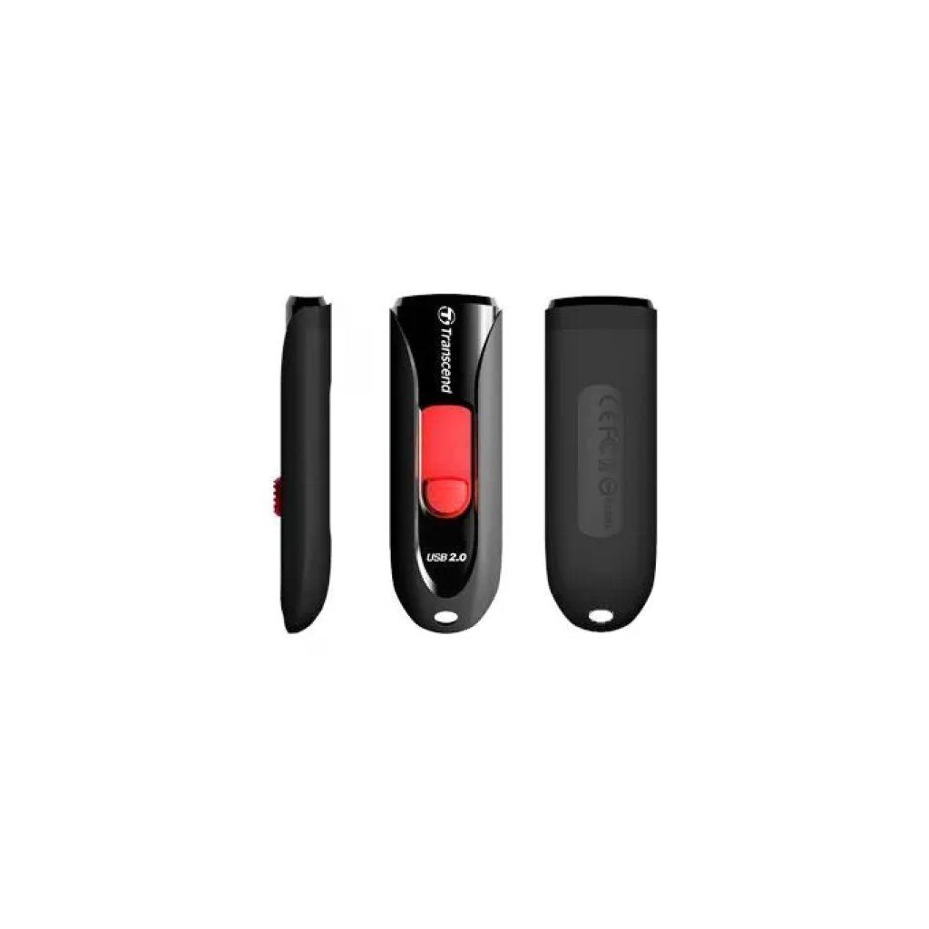 Transcend JetFlash 590 Chiavetta USB 2.0 da 16 GB, Nero Transcend JetFlash 590 Chiavetta USB 2.0 da 16 GB, Nero