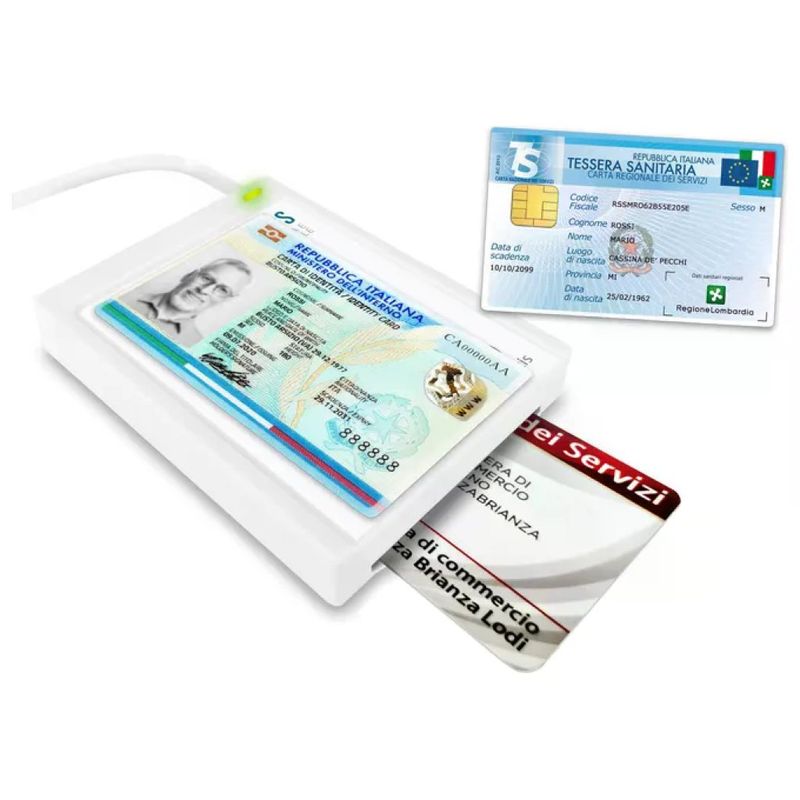 ATLANTIS P005-CIED331C Lettore Smart Card NFC per CIE 3.0, CNS e Tessera Sanitaria ATLANTIS P005-CIED331C Lettore Smart Card NFC per CIE 3.0, CNS e Tessera Sanitaria