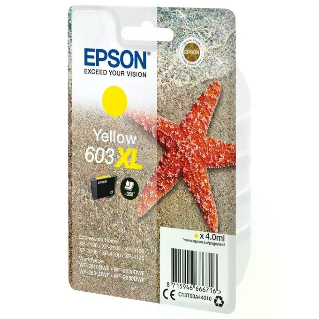 Epson 603XL Stella Marina Cartuccia Originale Giallo