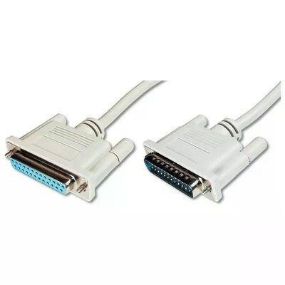 DIGITUS AK 136 – Cavo prolunga D-Sub 25 pin maschio/femmina, 5 m, beige