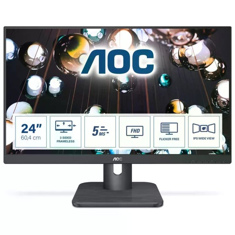 AOC Monitor AOC 24E1Q IPS Full HD da 23,8” con altoparlanti