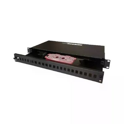 WP Europe Cassetto Patch Panel Modulare 1U 24 Porte Nero