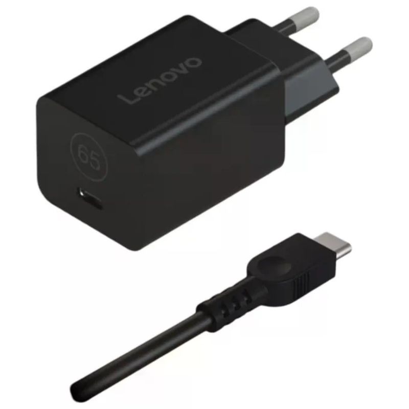 Lenovo 40AWGN65EU Adattatore GaN Nano USB-C 65W Nero Lenovo 40AWGN65EU Adattatore GaN Nano USB-C 65W Nero