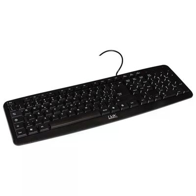 Link Led Tastiera USB con Layout Italiano, 105 Tasti, Nera Link Led Tastiera USB con Layout Italiano, 105 Tasti, Nera