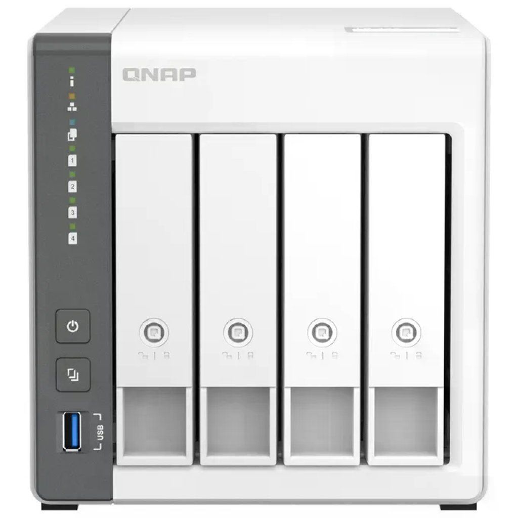 QNAP TS-433-4G NAS Tower 4 Bay, 4 GB RAM, 2.5GbE