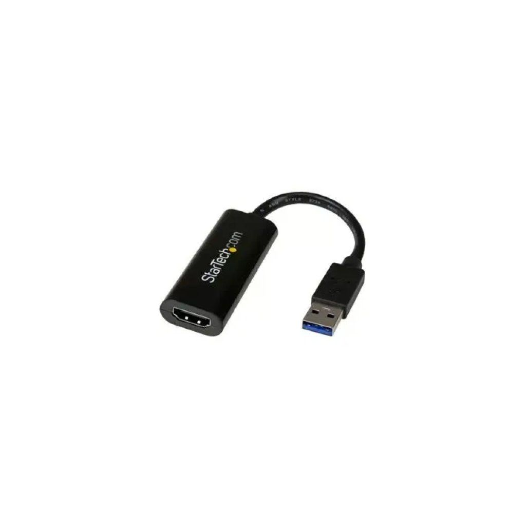 ADJ Adattatore USB 3.0 a HDMI con Cavo, Nero
