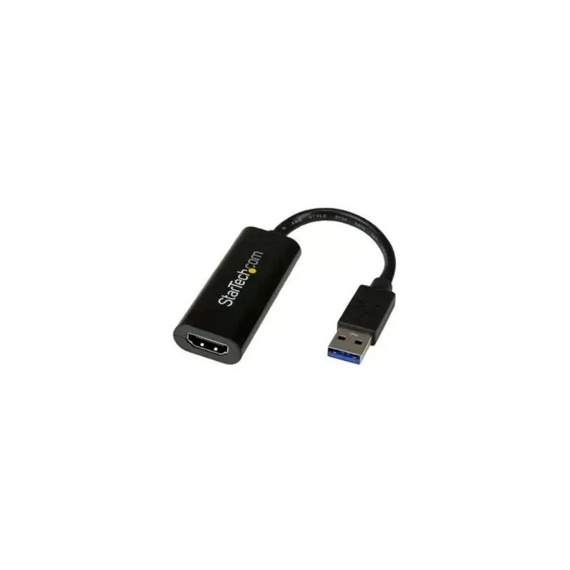 ADJ Adattatore USB 3.0 a HDMI con Cavo, Nero