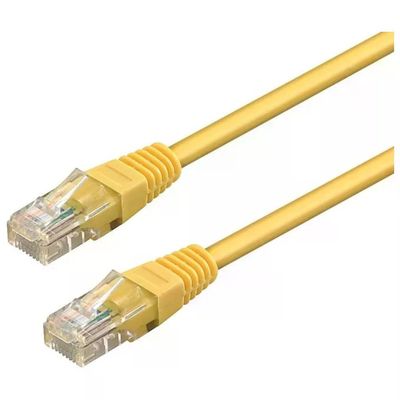 WP EUROPE Cavo Patch Ethernet Cat.6 U/UTP PVC Giallo, 5 m, RJ45