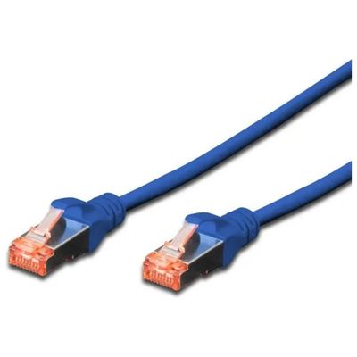 WP Europe Cavo Patch Ethernet Cat 6 S-FTP Blu, 0,5 m
