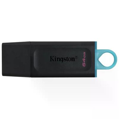 Kingston DataTraveler Exodia 64 GB USB 3.2 Gen 1 – Nero e turchese Kingston DataTraveler Exodia 64 GB USB 3.2 Gen 1 – Nero e turchese
