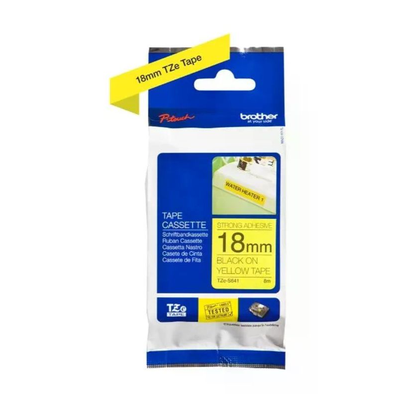 Brother TZe-S241 Nastro Etichettatrice 18 mm Nero su Bianco Brother TZe-S241 Nastro Etichettatrice 18 mm Nero su Bianco