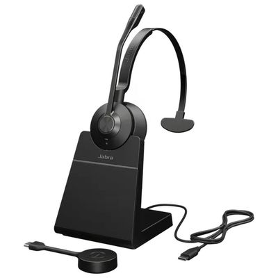 Jabra 9653-435-111 Engage 55 SE Auricolare Wireless Monoaurale Ufficio Nero Jabra 9653-435-111 Engage 55 SE Auricolare Wireless Monoaurale Ufficio Nero