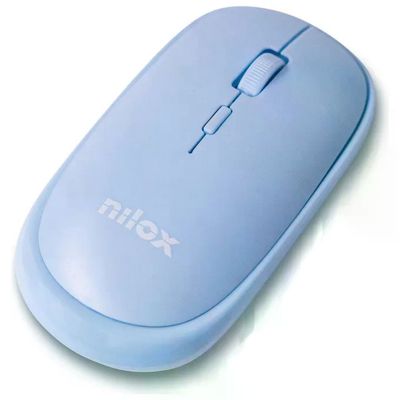 Nilox NXMOEV02 Mouse Wireless Bluetooth Azzurro Nilox NXMOEV02 Mouse Wireless Bluetooth Azzurro