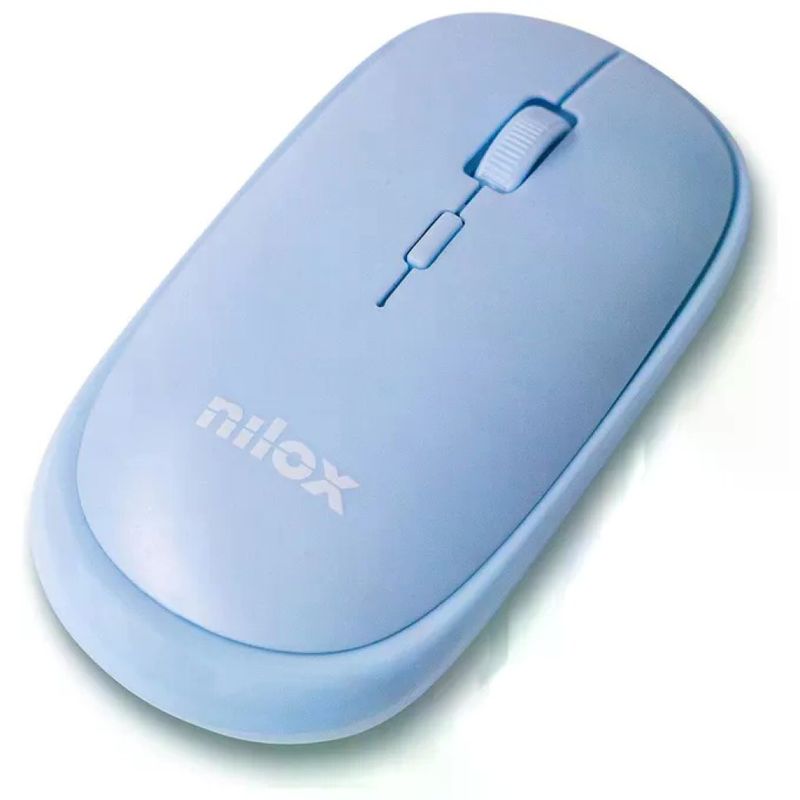 Nilox NXMOEV02 Mouse Wireless Bluetooth Azzurro Nilox NXMOEV02 Mouse Wireless Bluetooth Azzurro