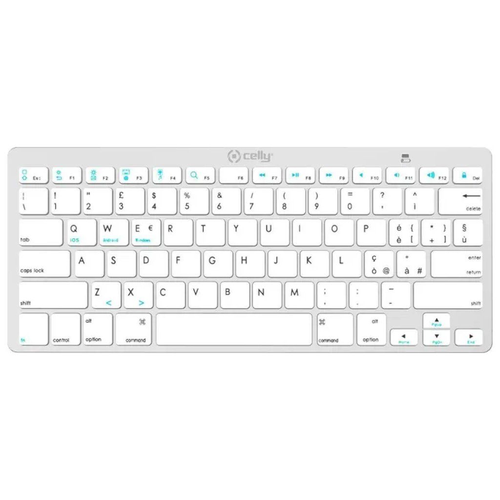 Celly SW Keyboard – Tastiera Bluetooth Silver Celly SW Keyboard – Tastiera Bluetooth Silver