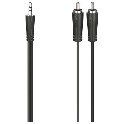Hama 00205110 Cavo audio Jack 3,5 mm a 2 RCA, 1,5 m, nero Hama 00205110 Cavo audio Jack 3,5 mm a 2 RCA, 1,5 m, nero