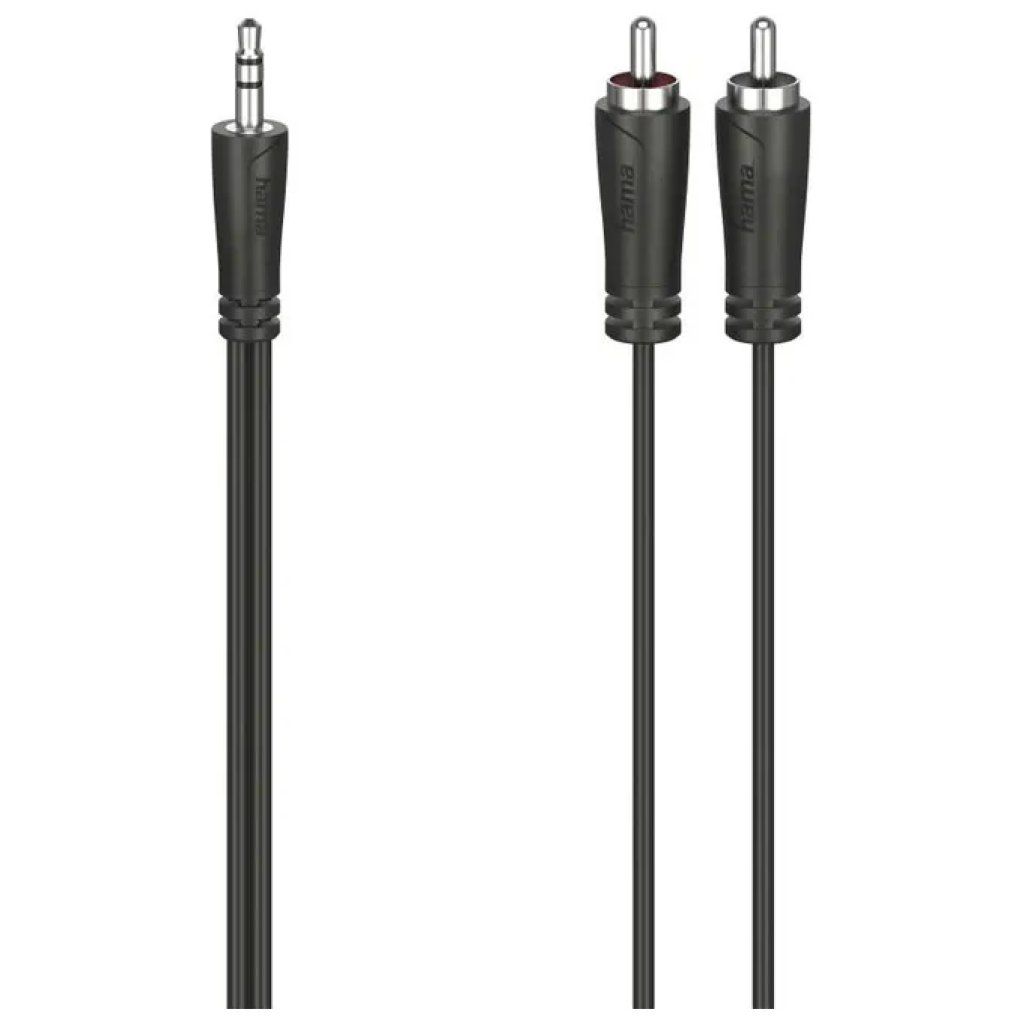 Hama 00205110 Cavo audio Jack 3,5 mm a 2 RCA, 1,5 m