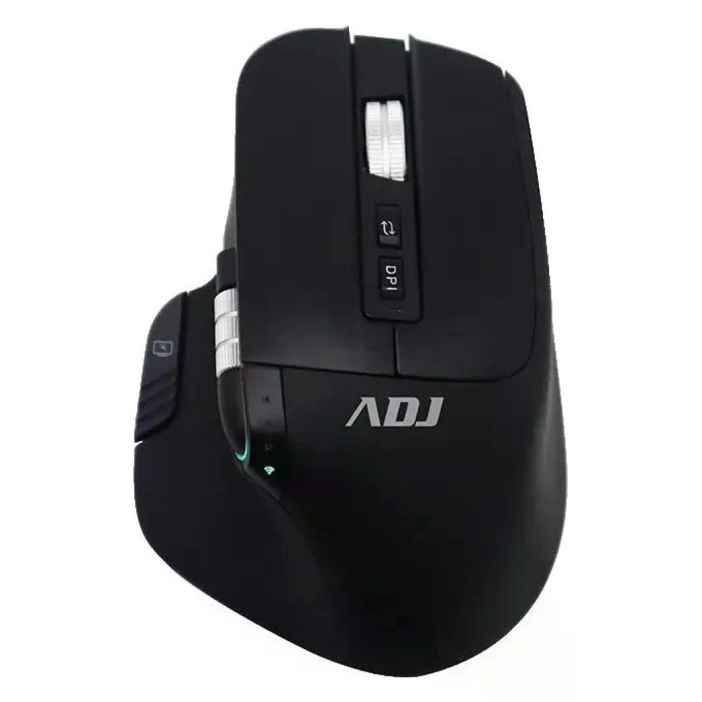 ADJ Mouse Ergonomico Wireless ADJ Bluetooth 5.2 USB-C Nero ADJ Mouse Ergonomico Wireless ADJ Bluetooth 5.2 USB-C Nero
