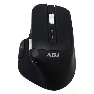 ADJ Mouse Ergonomico Wireless ADJ Bluetooth 5.2 USB-C Nero