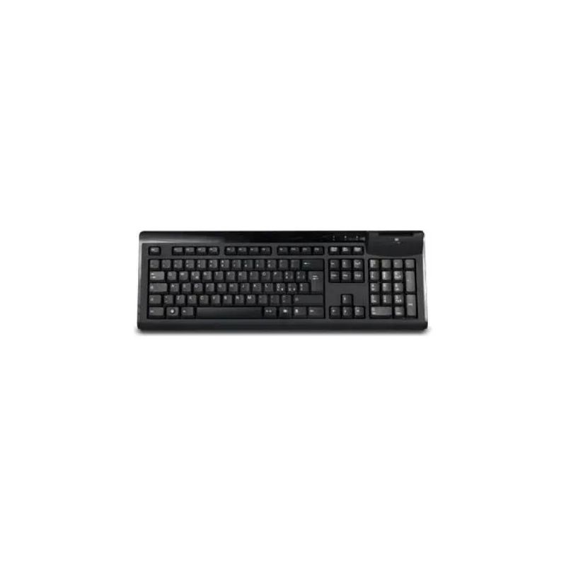 Hamlet XKKITASCR Tastiera USB con Lettore Smart Card Integrato Italiano QWERTY Silenziosa Nero Hamlet XKKITASCR Tastiera USB con Lettore Smart Card Integrato Italiano QWERTY Silenziosa Nero