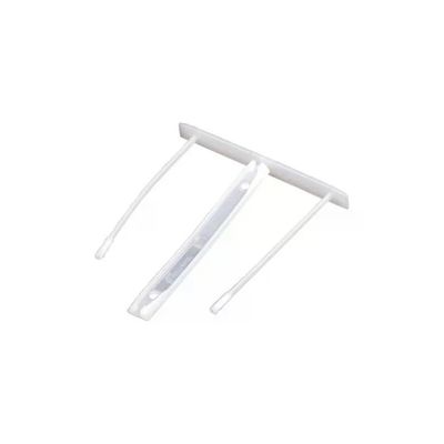 Fellowes 00895 Fermacarte in plastica bianca, confezione da 100