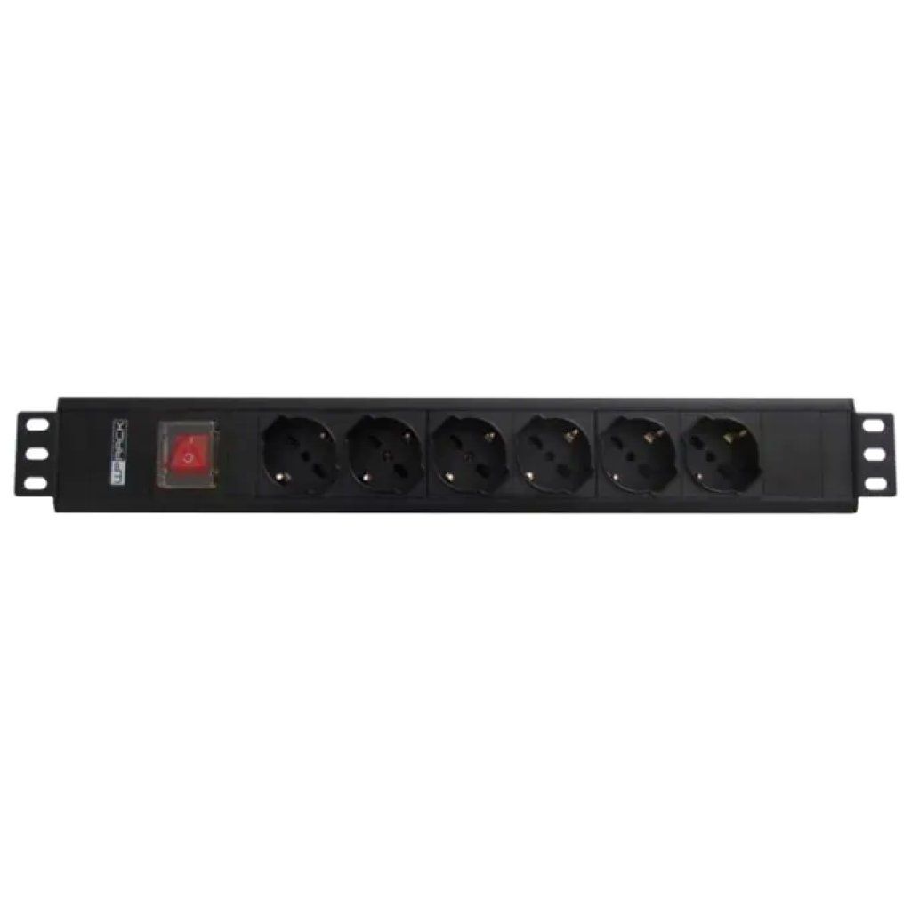 EMINENT PDU Rack 1,5U con 6 Prese Schuko/Italiane