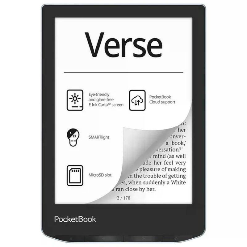 PocketBook Verse PB629-2-WW eReader 6 PocketBook Verse PB629-2-WW eReader 6" 8 GB Blu