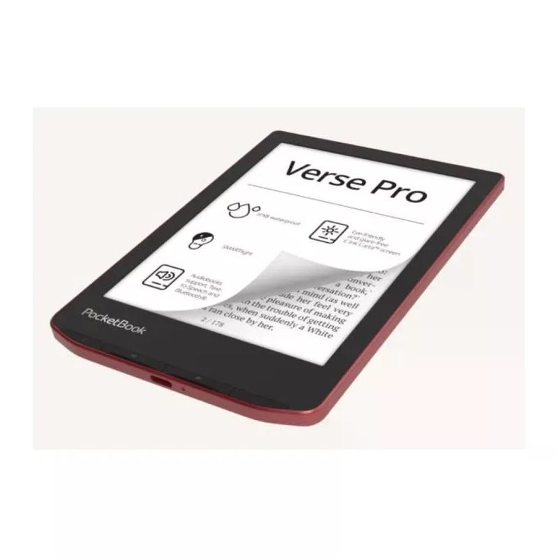 PocketBook Verse Pro eReader 6” 16 GB Rosso Passion Red PocketBook Verse Pro eReader 6” 16 GB Rosso Passion Red