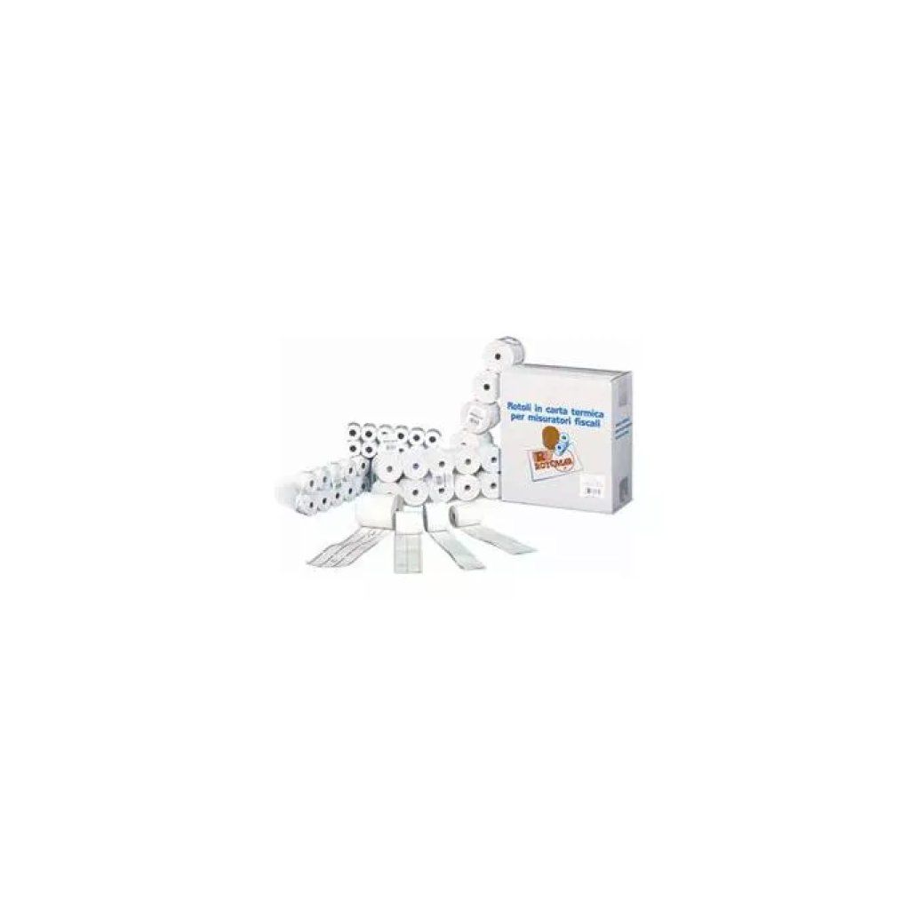 Rotomar Rotoli di Carta Termica BPA Free 57,5 mm x 30 m, 50 mm, Confezione da 10