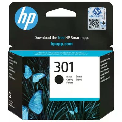 HP Cartuccia originale HP 301 nera CH561EE