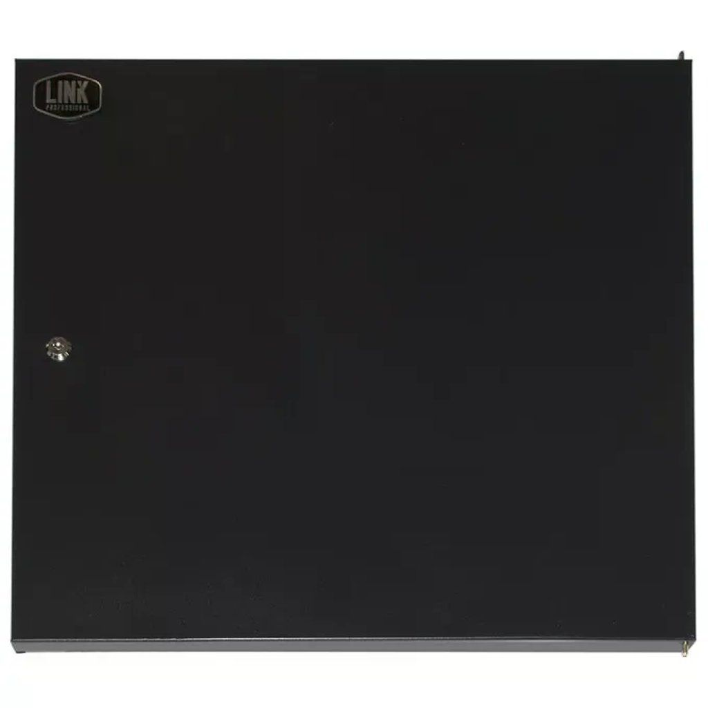 LINK Porta metallica chiusa con serratura per armadio rack LINK 12U LK1912UNF, nera LINK Porta metallica chiusa con serratura per armadio rack LINK 12U LK1912UNF, nera