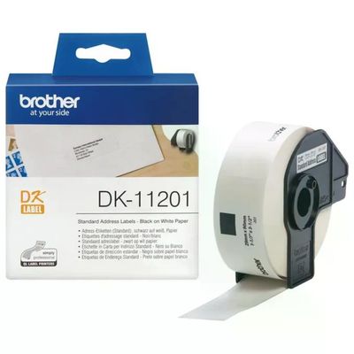 Brother DK-11201 Etichette Indirizzi 29 × 90 mm, 400 pezzi Brother DK-11201 Etichette Indirizzi 29 × 90 mm, 400 pezzi