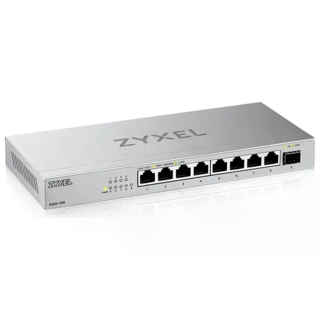 Zyxel XMG-108 Switch Ethernet 2.5G a 8 porte con slot SFP+ 10G