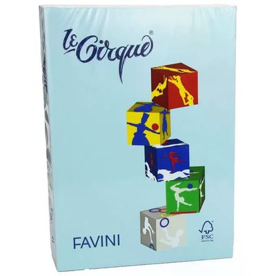 CARTOTECNICA FAVINI Favini Le Cirque Azzurro – Risma di Carta A4 80 g/m²