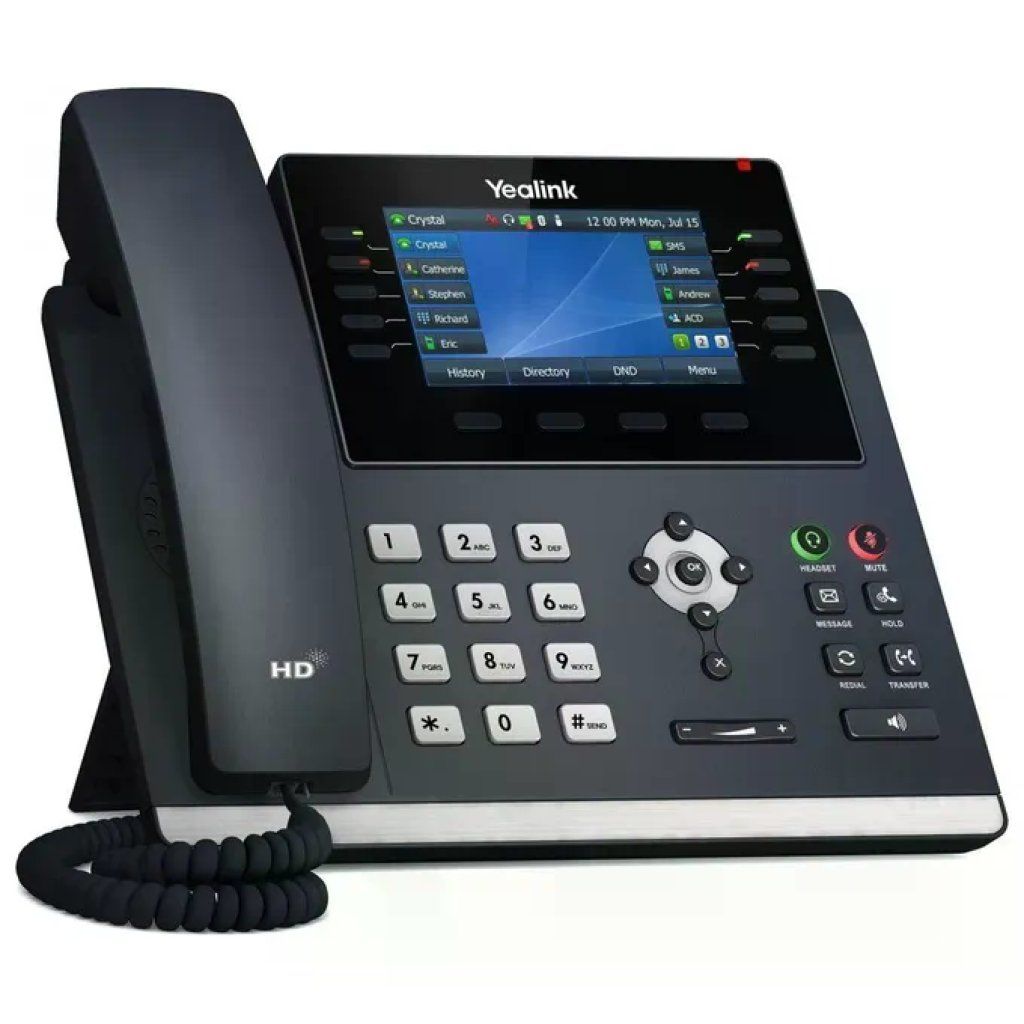 Yealink 1301203 SIP-T46U Telefono IP 16 Account SIP Gigabit Ethernet Wi-Fi Bluetooth PoE Display 4 Yealink 1301203 SIP-T46U Telefono IP 16 Account SIP Gigabit Ethernet Wi-Fi Bluetooth PoE Display 4