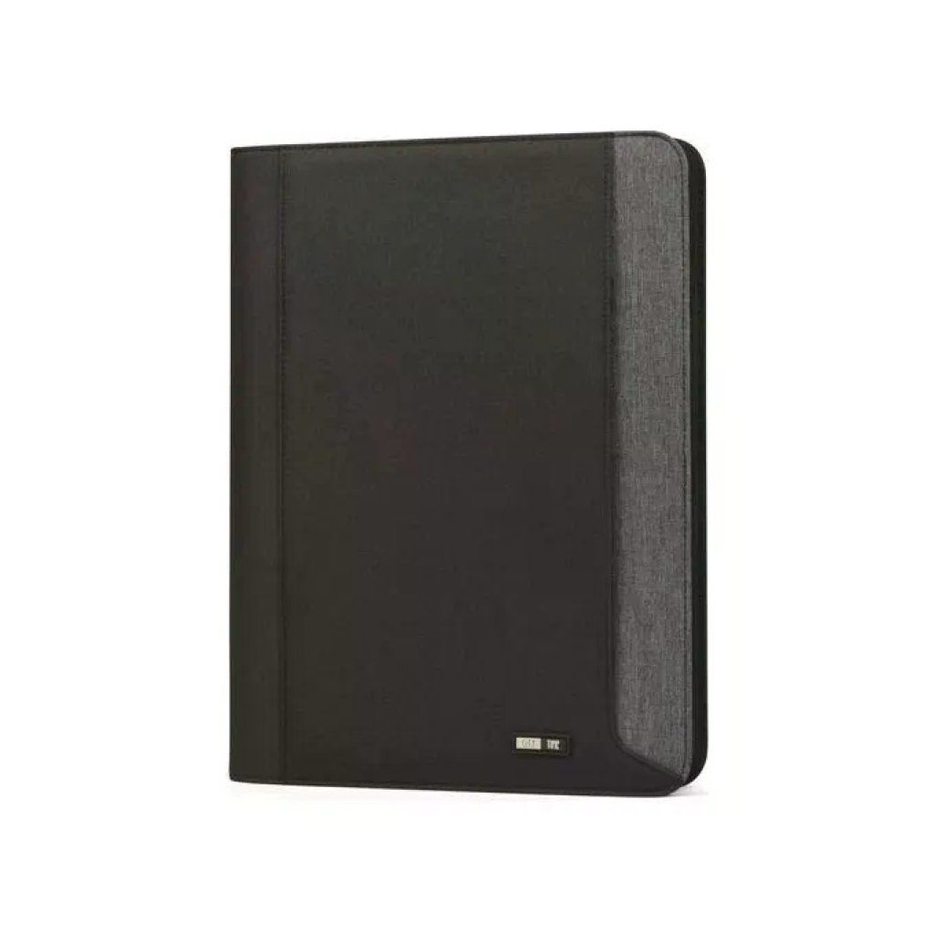 Niji 61500 Portablocco A4 con Cerniera Nero e Grigio