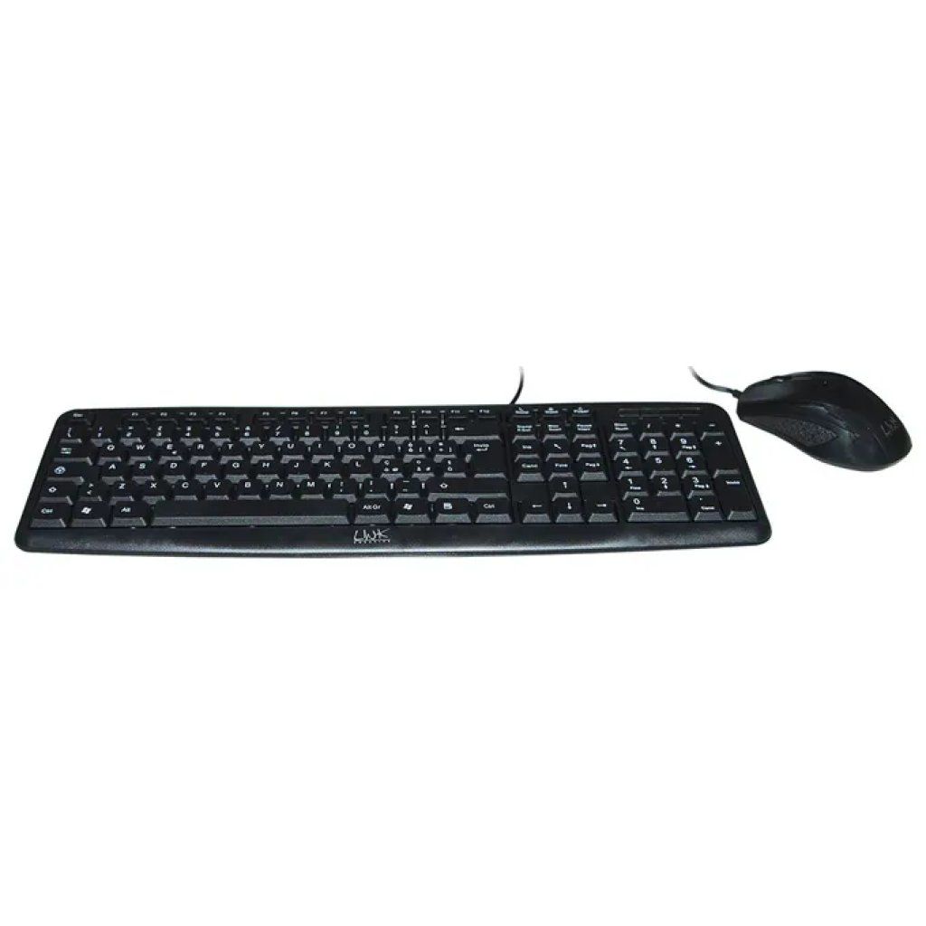 DIGITUS LKTAST08 Kit Tastiera Italiana e Mouse USB, 800 DPI, Nero DIGITUS LKTAST08 Kit Tastiera Italiana e Mouse USB, 800 DPI, Nero