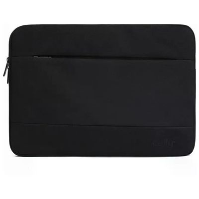 Celly Nomad Sleeve – Borsa organizer nera per notebook fino a 16″